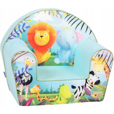 Детское мягкое кресло (принт Zoo) 9 мес – 4 года. DT8-14 фото