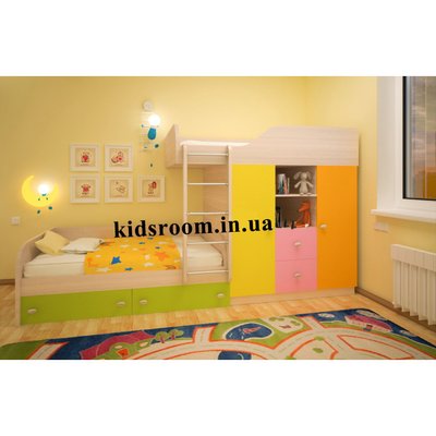 Двоярусне ліжко/Дитяча кімната D-98 992 фото