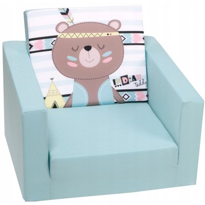 Дитяче м'яке крісло (принт Teddy) 1-5 років 221329 фото