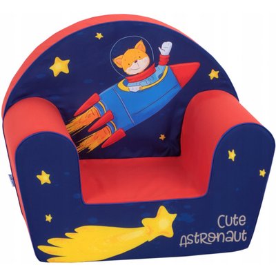 Дитяче м'яке крісло (принт Космос) 9 міс - 4 роки DT8 фото