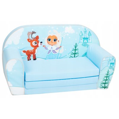Мягкий детский диван раскладной (принт Frozen) 9 мес-4 года 436365 фото